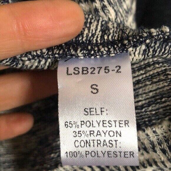 Dahlya navy blue flutter open front cardigan Women’s Size S - Picture 6 of 6